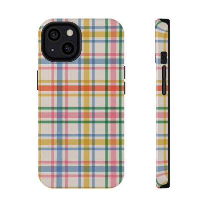 Retro Plaid iPhone Case