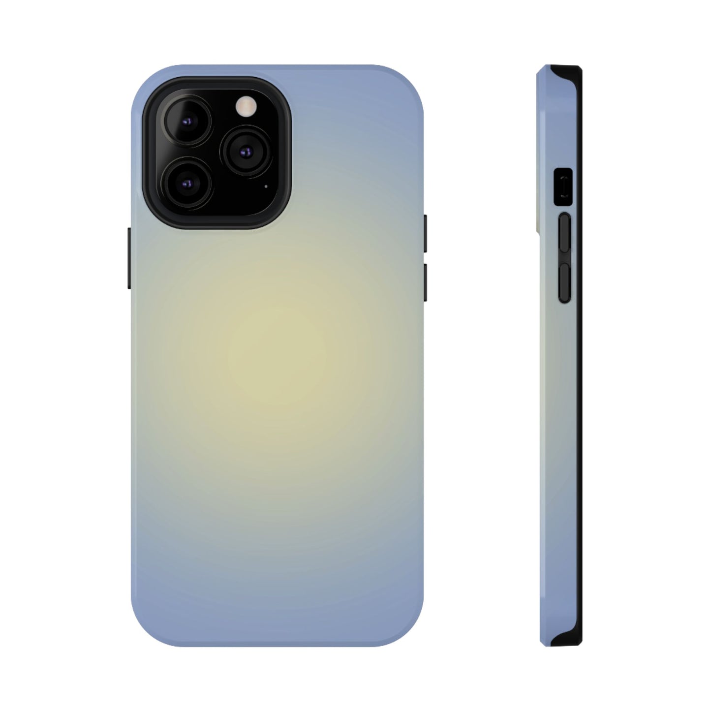 Blue & Yellow Aura iPhone Case