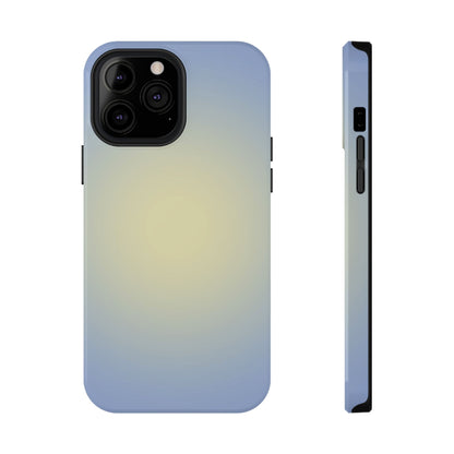 Blue & Yellow Aura iPhone Case