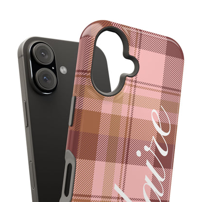 Custom Honey Plaid iPhone Case