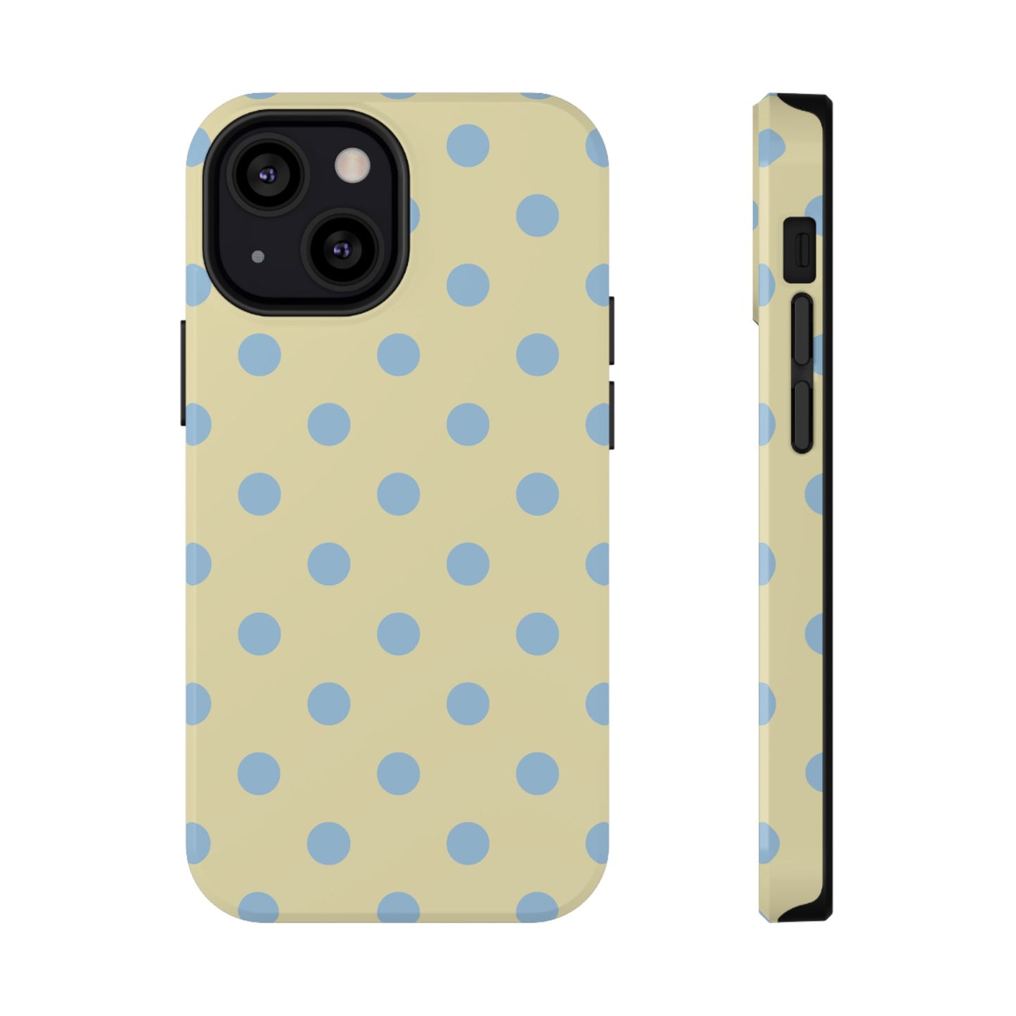 Lemon Sky Polka Dots iPhone Case