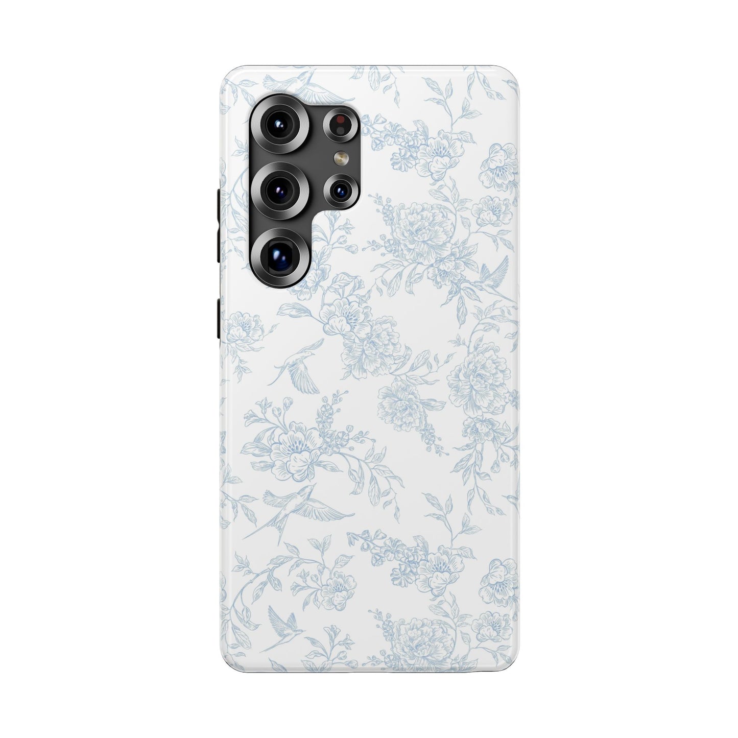 French Blue Toile Samsung Case