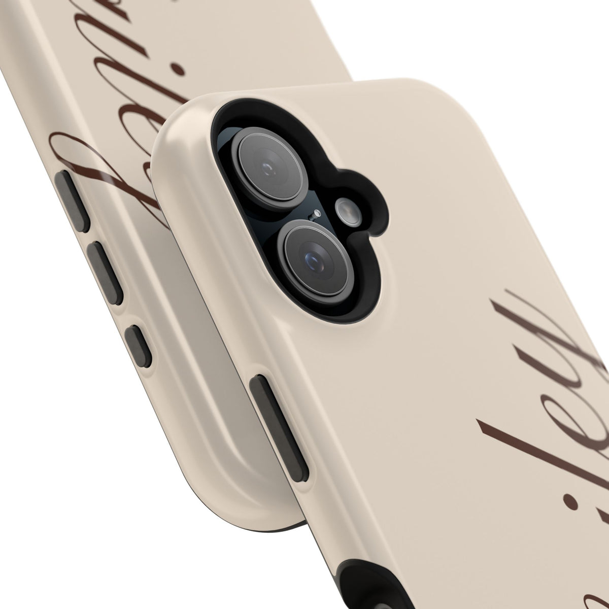 Custom Beige iPhone Case
