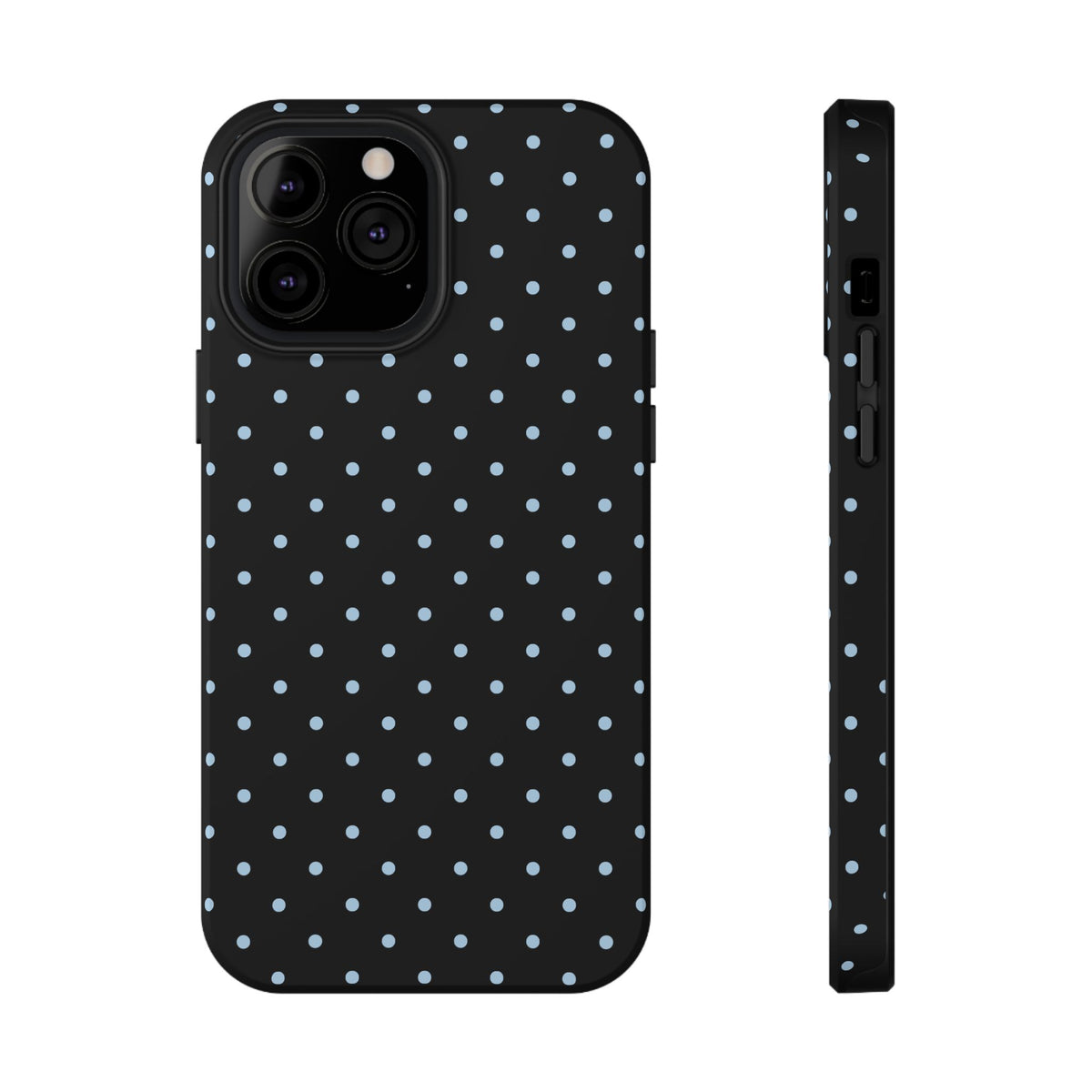 Blue Velvet Mini Dots iPhone Case