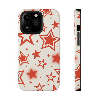 Red Stardust iPhone Case