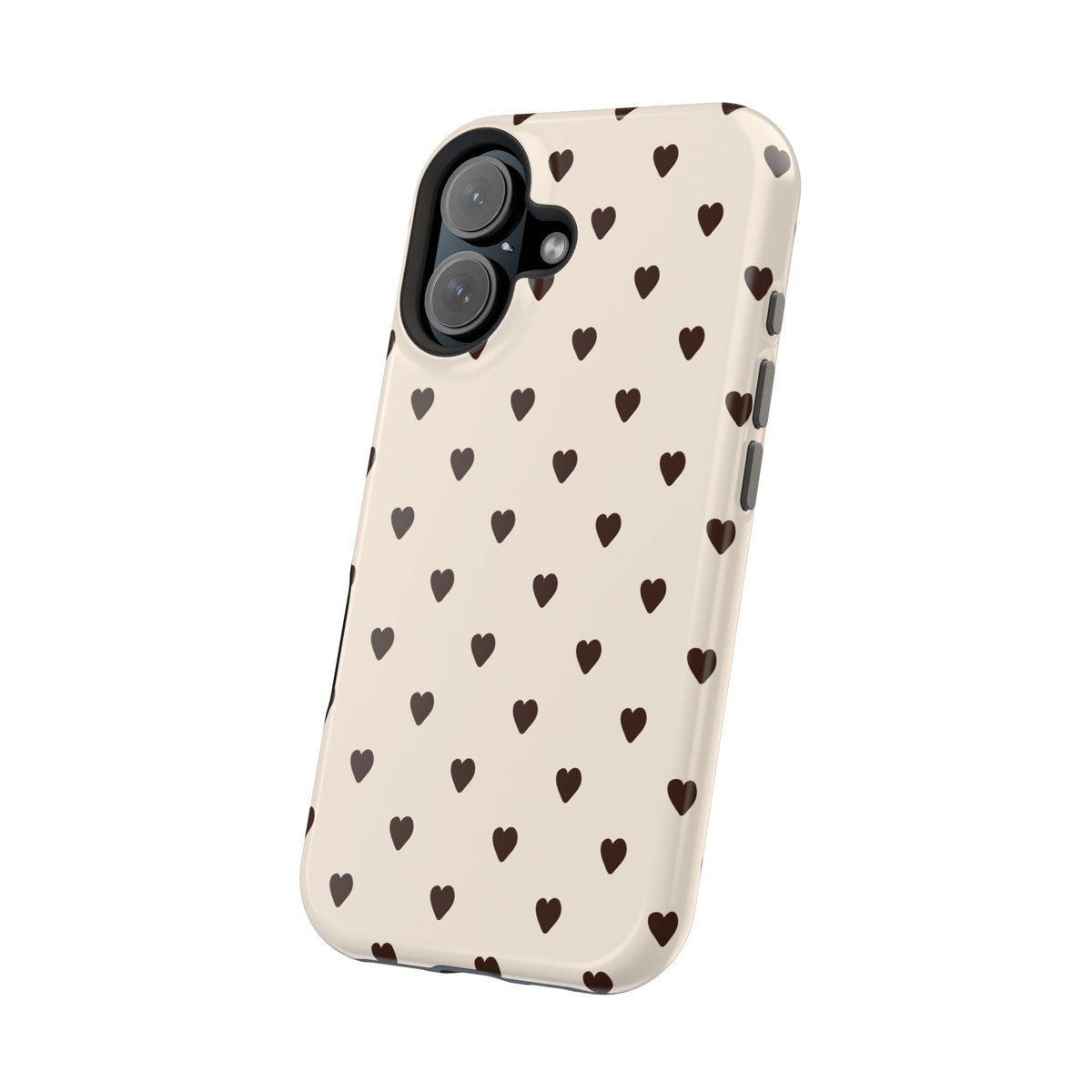 Cocoa Hearts iPhone Case