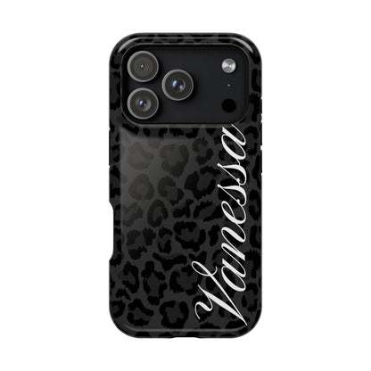 Custom Black Leopard iPhone Case