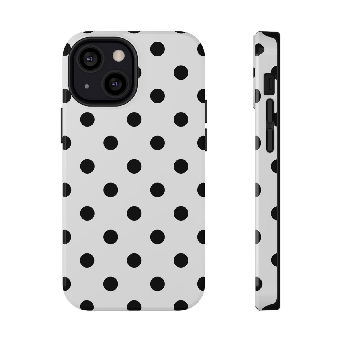 Black Polka Dots iPhone Case