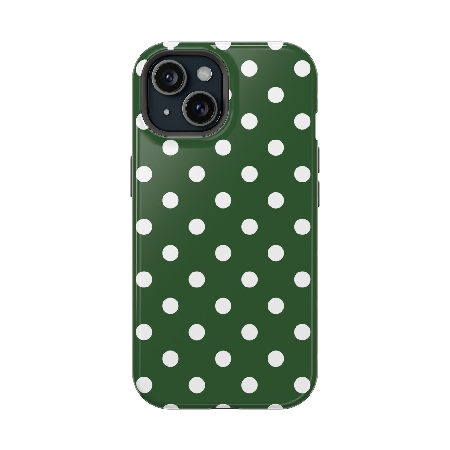 Green Polka Dots iPhone Case