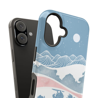 Blue Winter Night iPhone Case