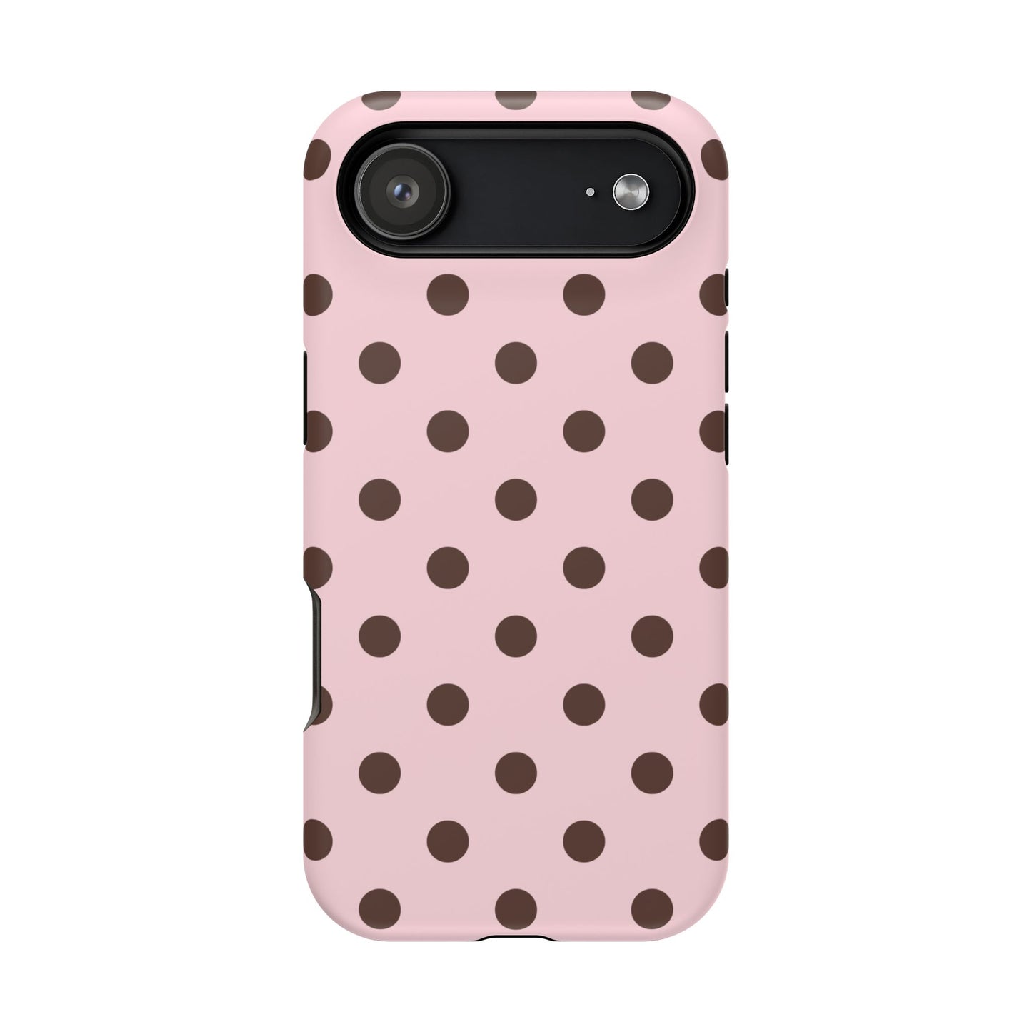 Strawberry Mocha Polka Dots iPhone Case