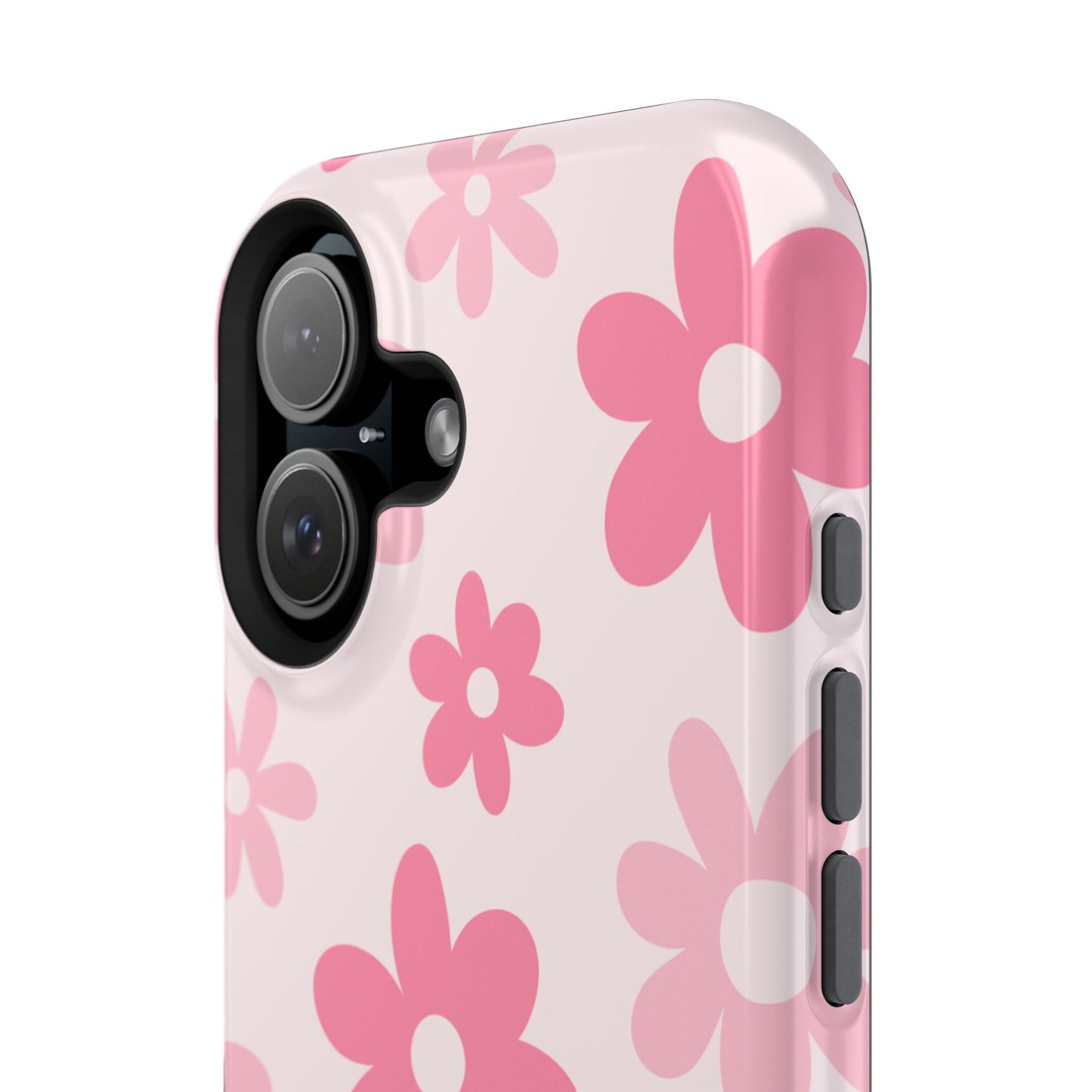 Pink Flower Power iPhone Case