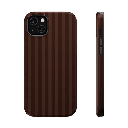 Mocha Stripes iPhone Case