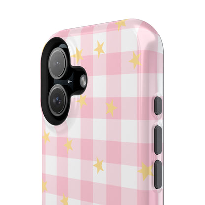 Pink Lemonade Gingham iPhone Case
