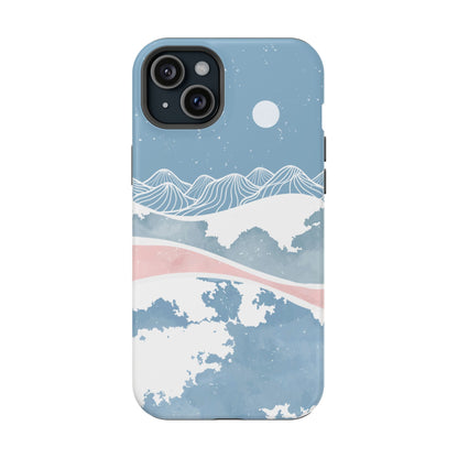 Blue Winter Night iPhone Case