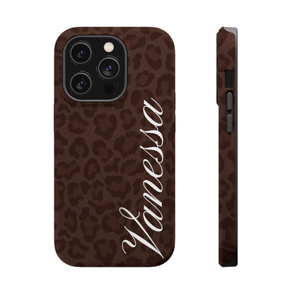 Custom Mocha Leopard iPhone Case