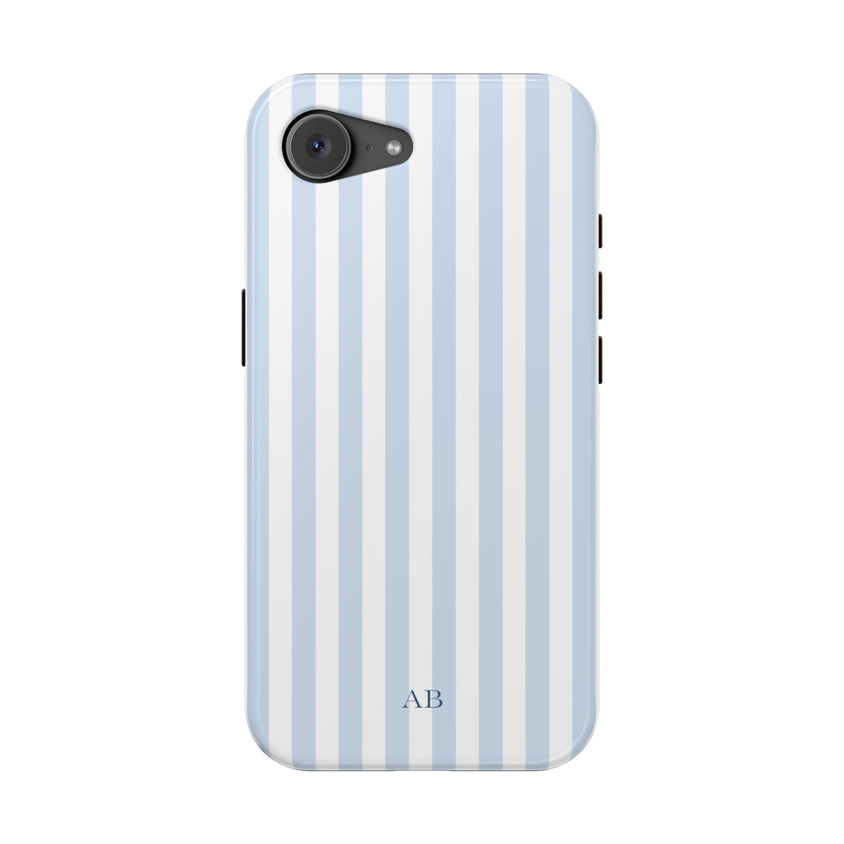 Custom Initials Blue Beau iPhone Case