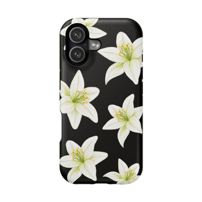 Black Tiger Lily iPhone Case