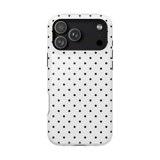 Black Mini Dots iPhone Case