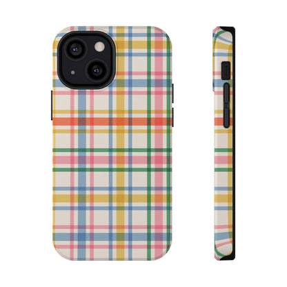 Retro Plaid iPhone Case