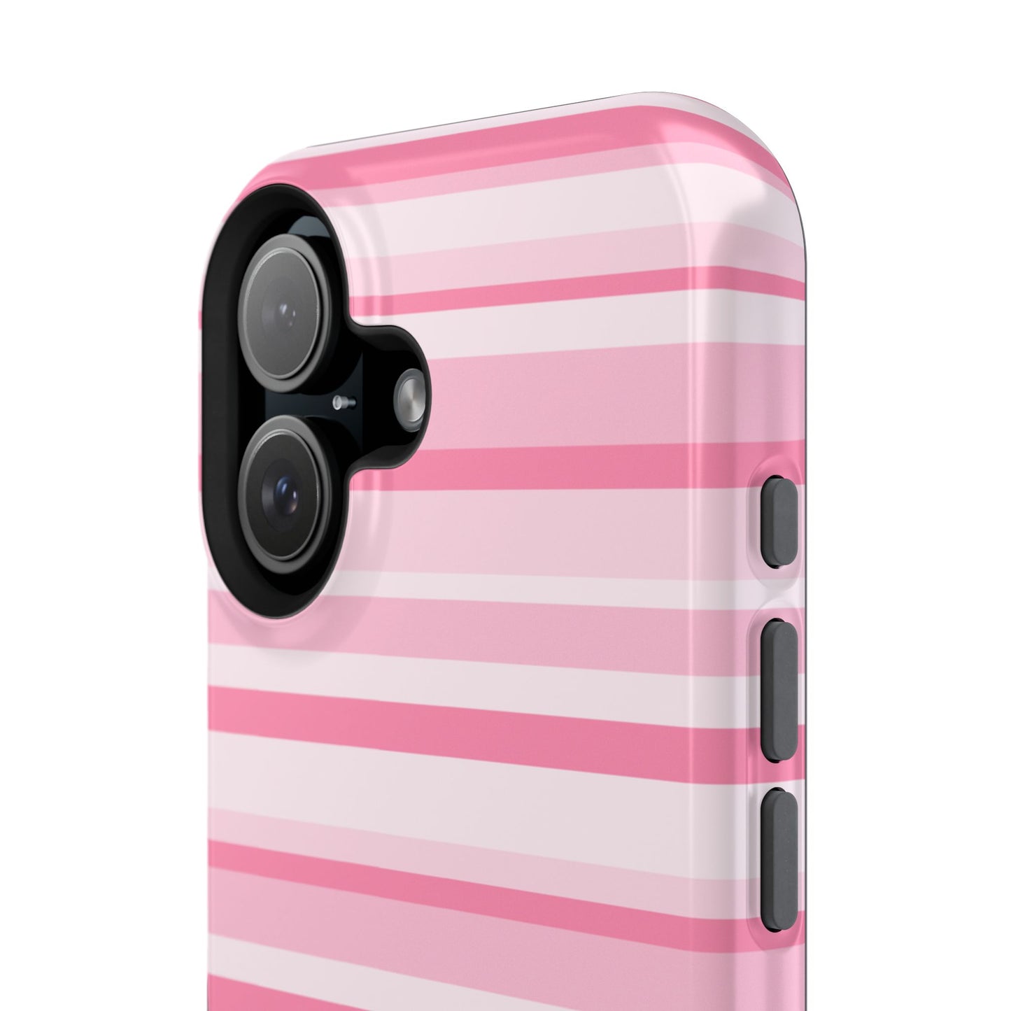 Pink Candy Stripes iPhone Case
