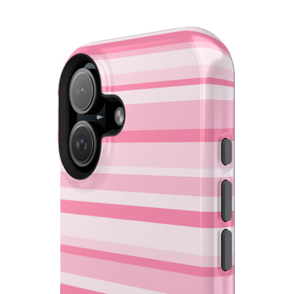 Pink Candy Stripes iPhone Case
