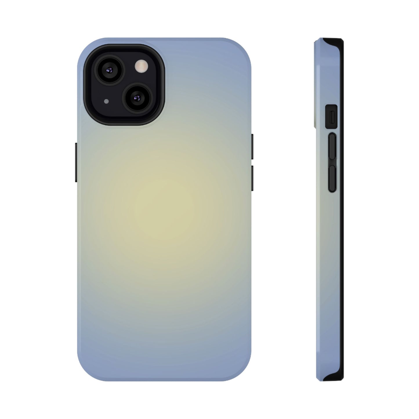 Blue & Yellow Aura iPhone Case
