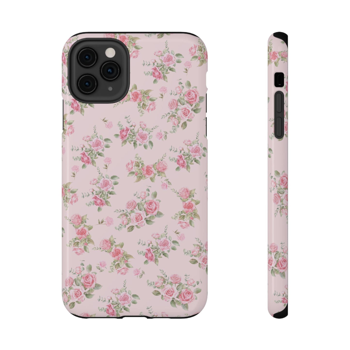 Pink Vintage Roses iPhone Case