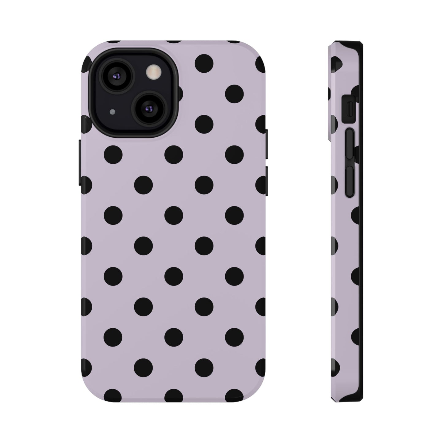 Lilac Polka Dots iPhone Case