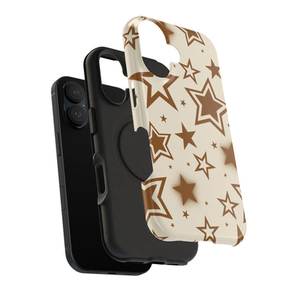Brown Stardust iPhone Case