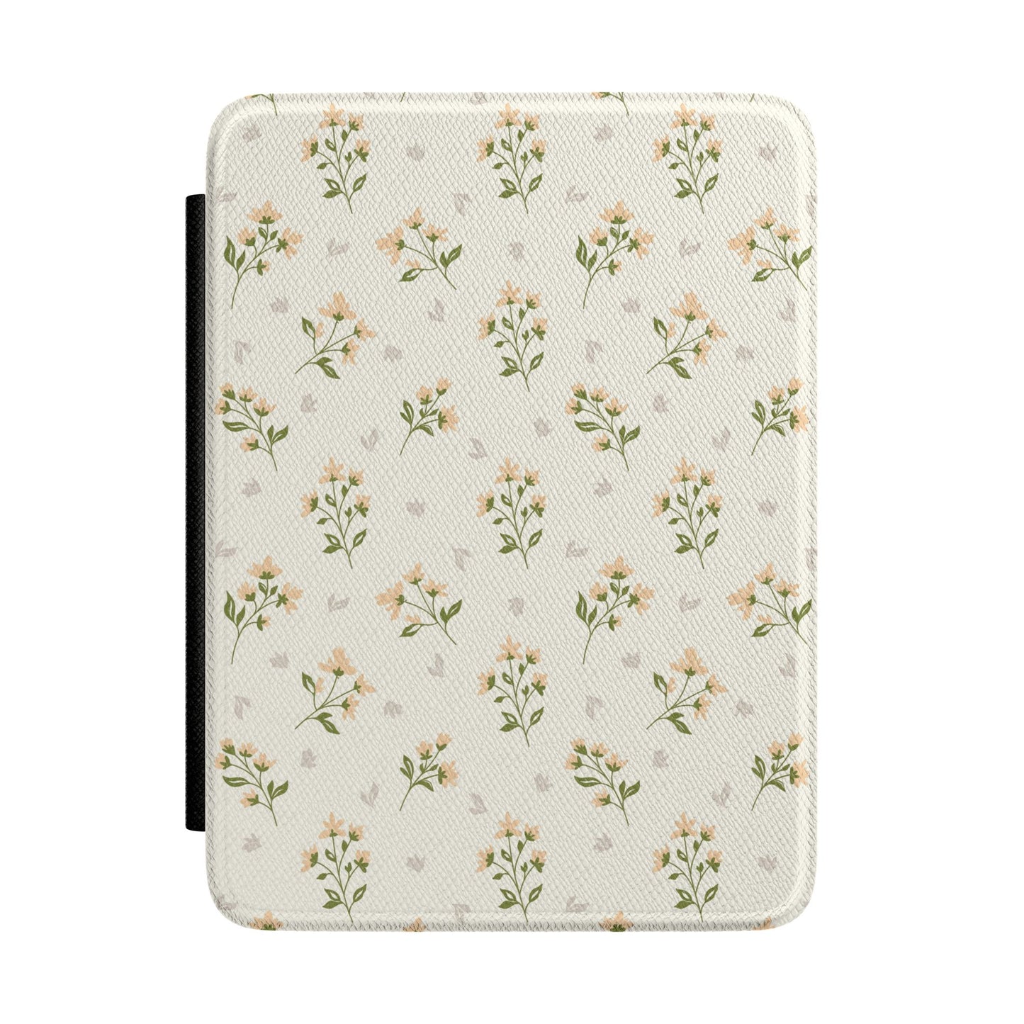 Orange Ditsy Flowers Kindle Case