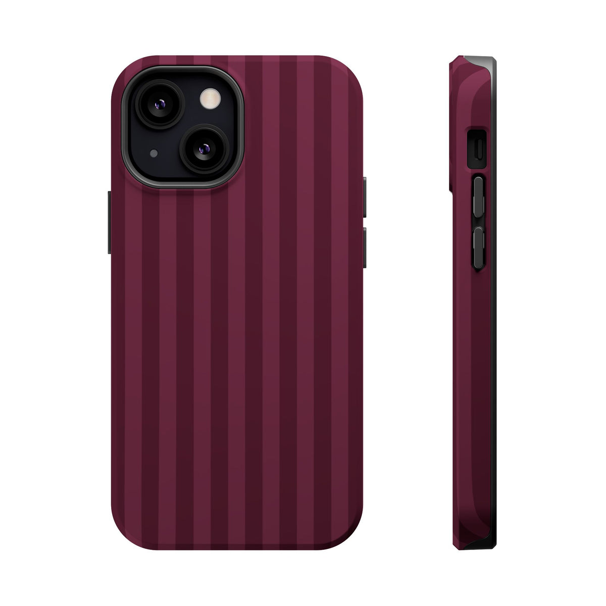 Plum Stripes iPhone Case