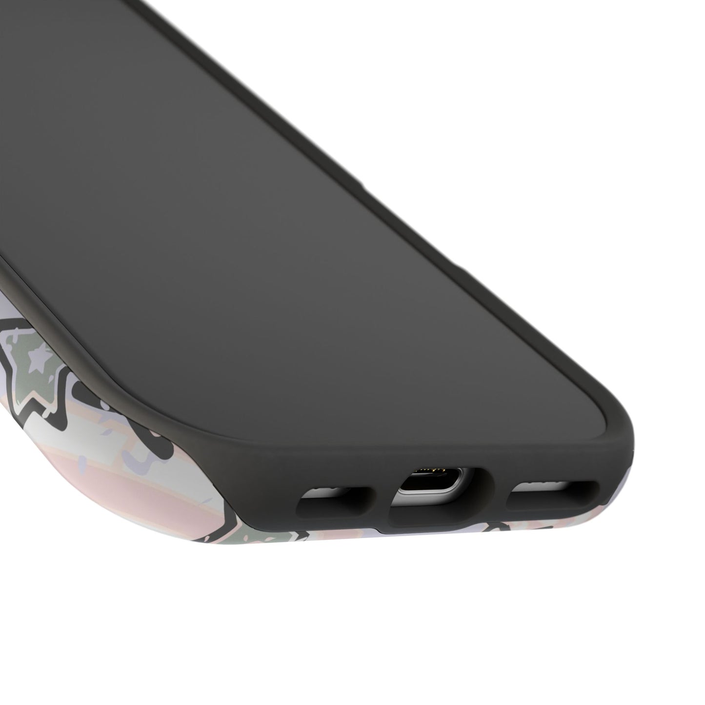 Y2K Gray Star iPhone Case