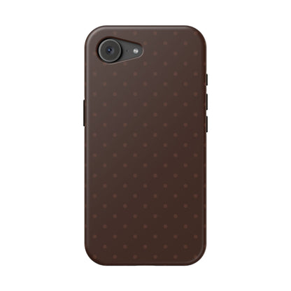 Mocha Mini Dots iPhone Case