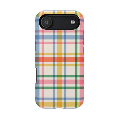Retro Plaid iPhone Case