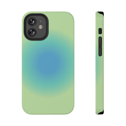 Blue & Green Aura iPhone Case