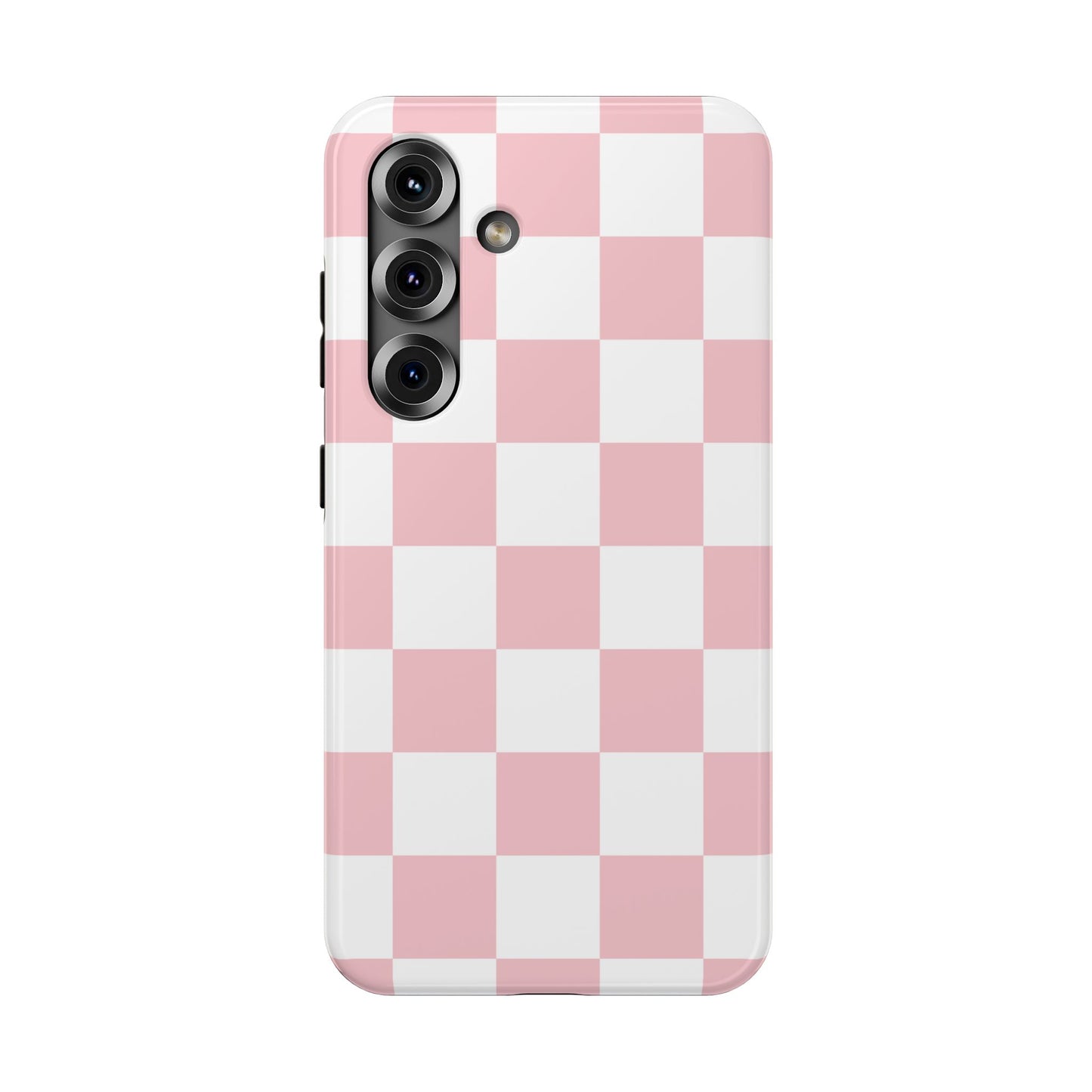 Pastel Pink Checkered Samsung Case