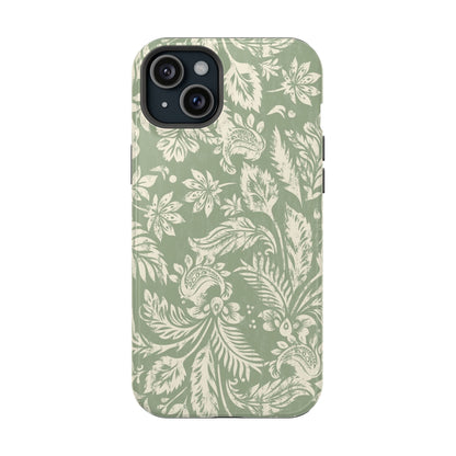 Sage Paisley iPhone Case