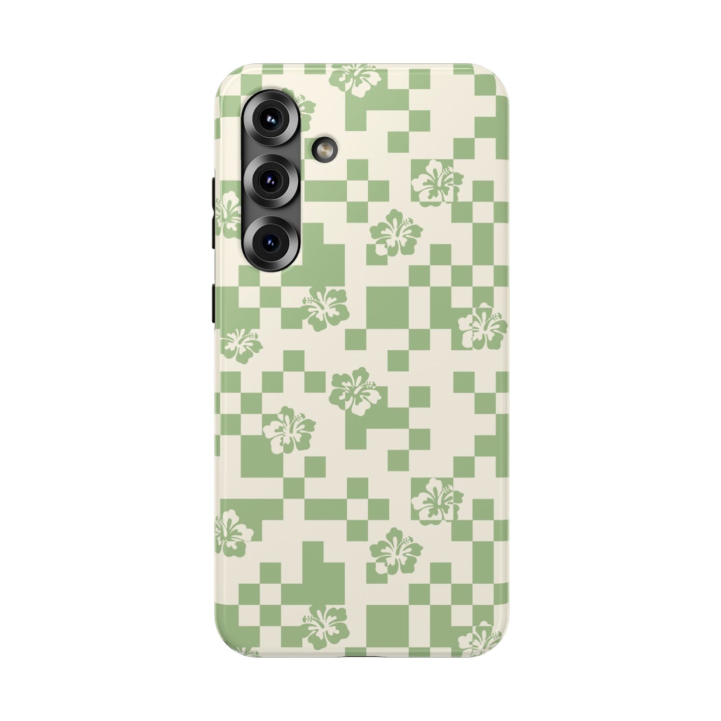 Green Hibiscus Samsung Case