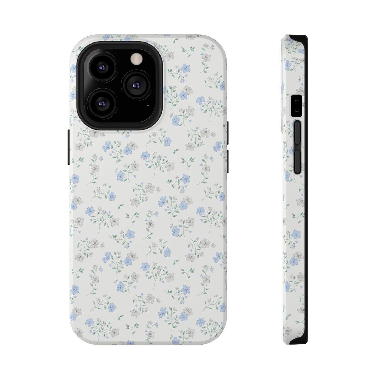 Blue Floral Ditsy iPhone Case