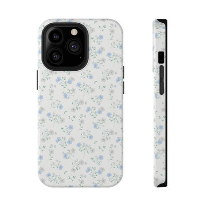 Blue Floral Ditsy iPhone Case