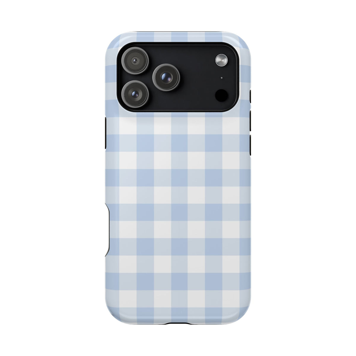 Blue Gingham iPhone Case