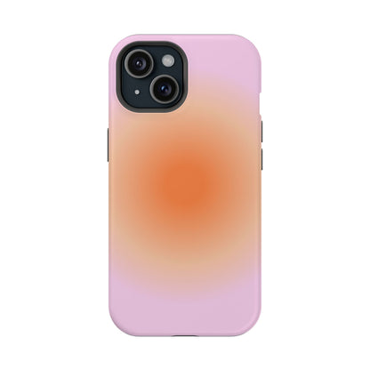 Orange & Purple Aura iPhone Case