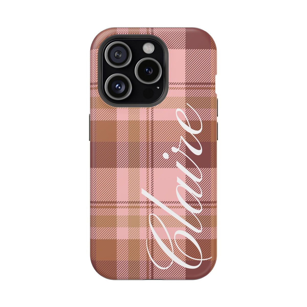 Custom Honey Plaid iPhone Case