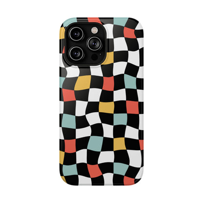 Retro Check iPhone Case