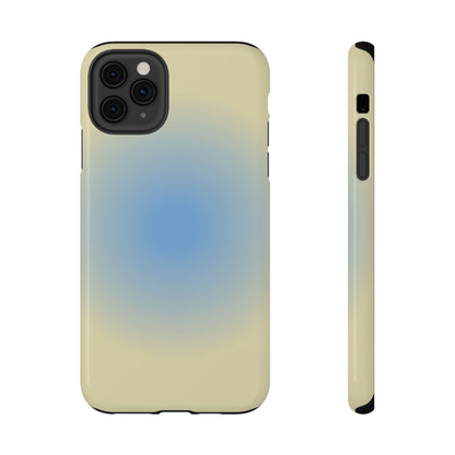 Blue & Yellow Aura iPhone Case