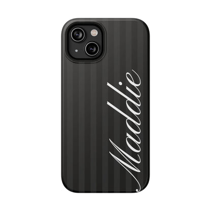 Custom Black Stripes iPhone Case