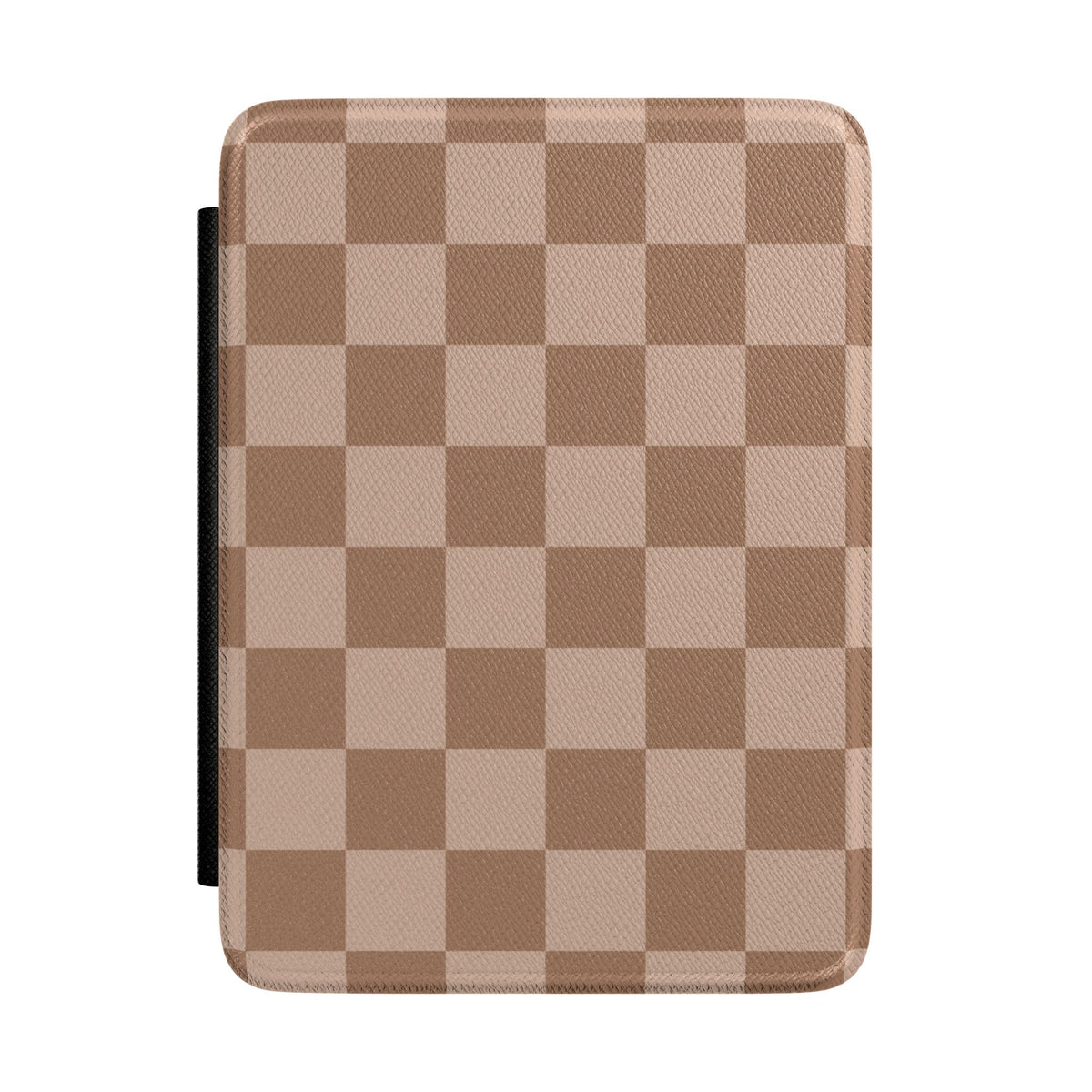 Toffee Checkered Kindle Case
