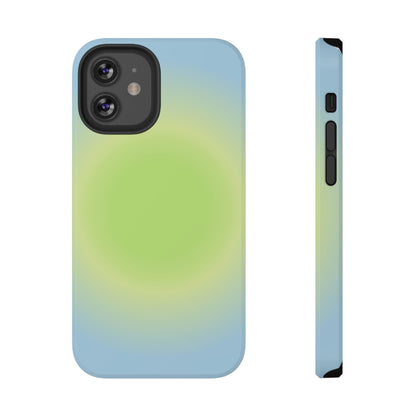 Green & Blue Aura iPhone Case