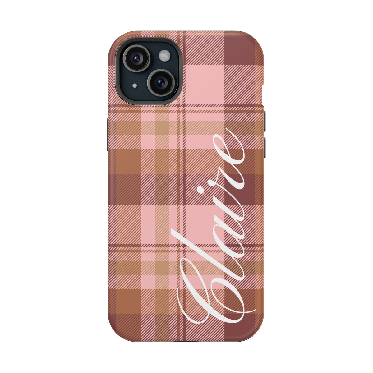 Custom Honey Plaid iPhone Case